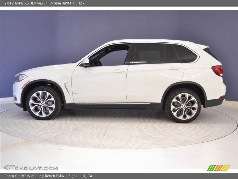 Alpine White / Black 2017 BMW X5 sDrive35i
