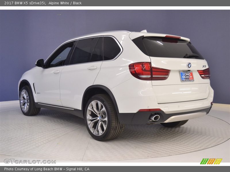 Alpine White / Black 2017 BMW X5 sDrive35i
