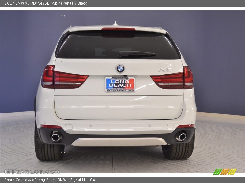 Alpine White / Black 2017 BMW X5 sDrive35i