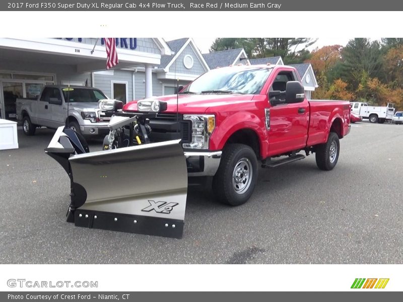  2017 F350 Super Duty XL Regular Cab 4x4 Plow Truck Race Red