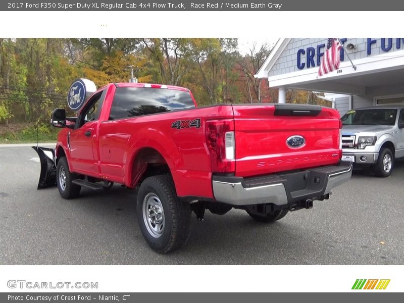 Race Red / Medium Earth Gray 2017 Ford F350 Super Duty XL Regular Cab 4x4 Plow Truck