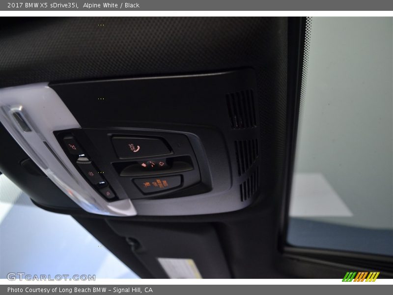 Alpine White / Black 2017 BMW X5 sDrive35i