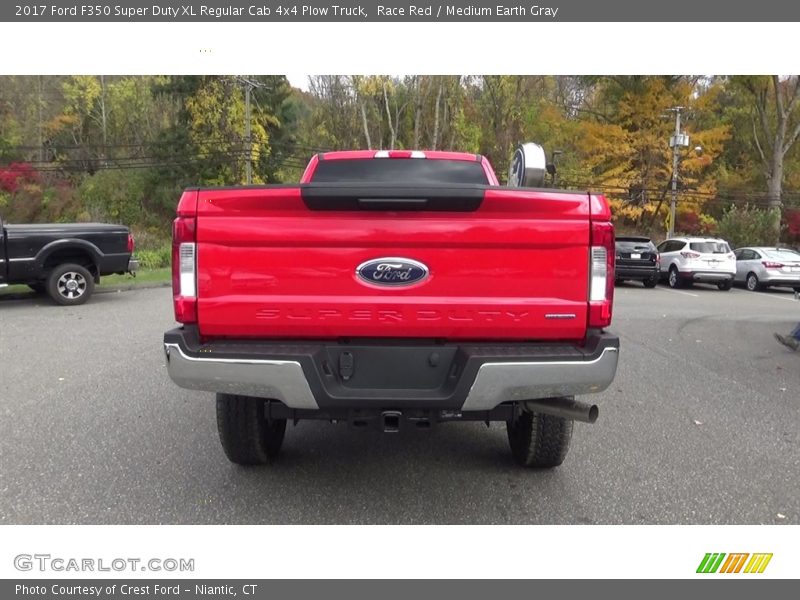 Race Red / Medium Earth Gray 2017 Ford F350 Super Duty XL Regular Cab 4x4 Plow Truck