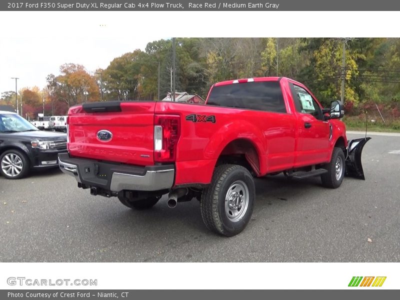 Race Red / Medium Earth Gray 2017 Ford F350 Super Duty XL Regular Cab 4x4 Plow Truck