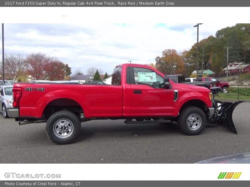  2017 F350 Super Duty XL Regular Cab 4x4 Plow Truck Race Red
