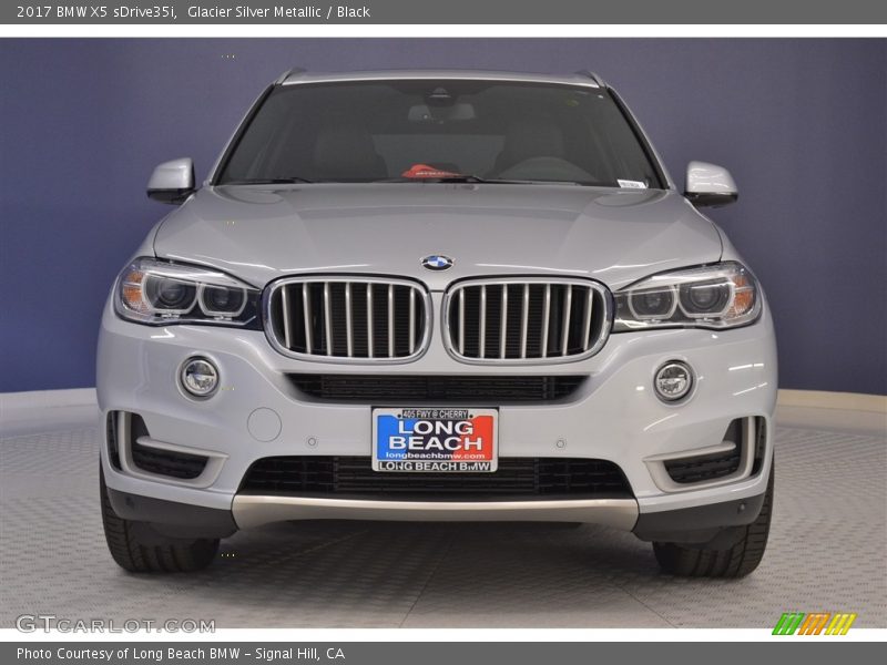 Glacier Silver Metallic / Black 2017 BMW X5 sDrive35i