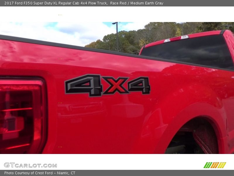 Race Red / Medium Earth Gray 2017 Ford F350 Super Duty XL Regular Cab 4x4 Plow Truck