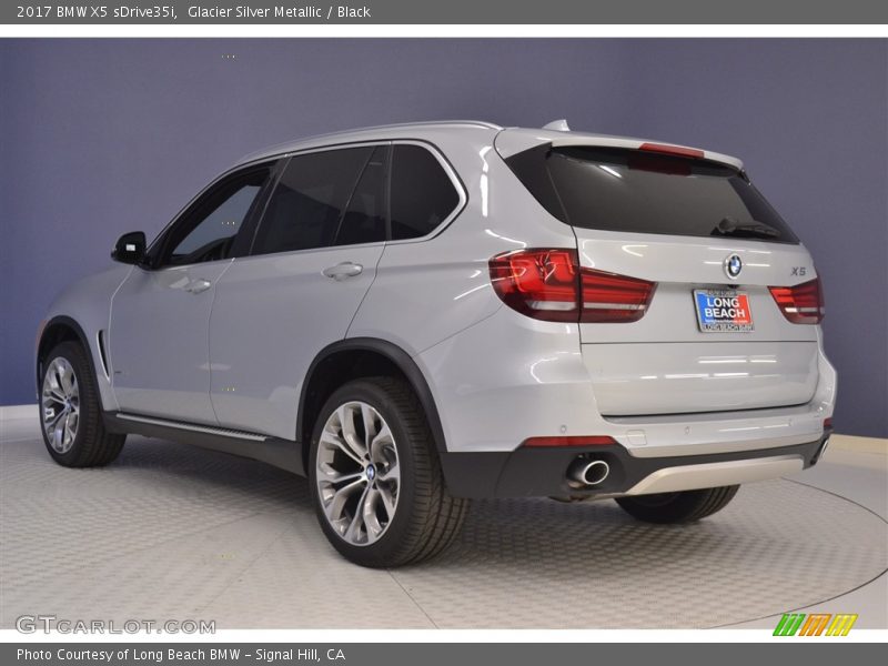 Glacier Silver Metallic / Black 2017 BMW X5 sDrive35i