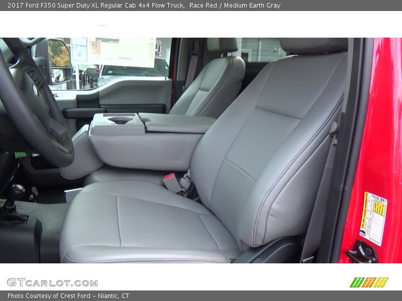 Front Seat of 2017 F350 Super Duty XL Regular Cab 4x4 Plow Truck