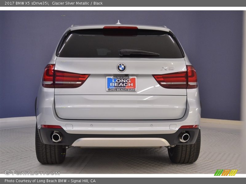 Glacier Silver Metallic / Black 2017 BMW X5 sDrive35i