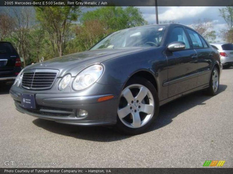 Flint Grey Metallic / Ash 2005 Mercedes-Benz E 500 Sedan