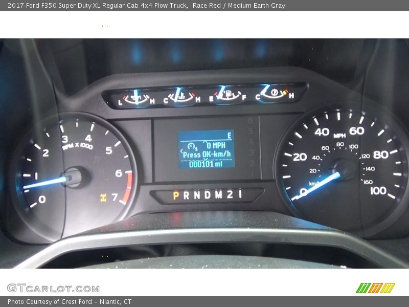  2017 F350 Super Duty XL Regular Cab 4x4 Plow Truck XL Regular Cab 4x4 Plow Truck Gauges