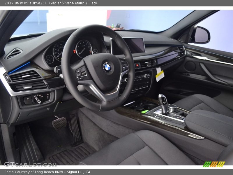 Glacier Silver Metallic / Black 2017 BMW X5 sDrive35i