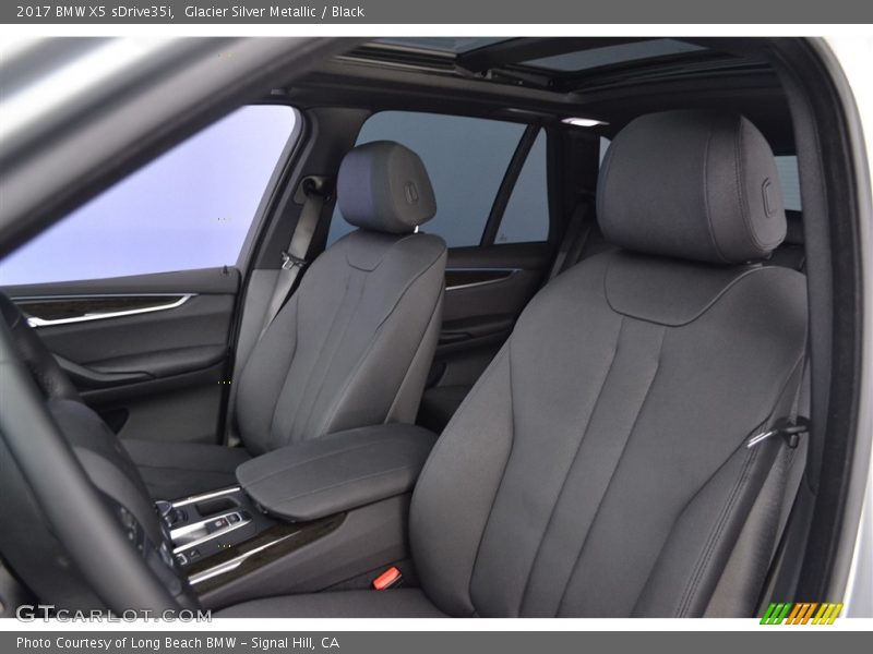 Glacier Silver Metallic / Black 2017 BMW X5 sDrive35i