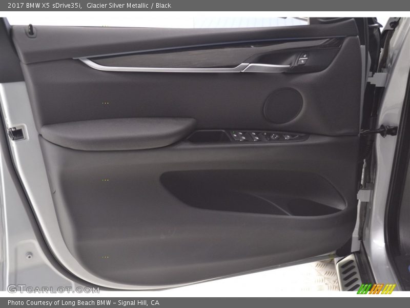 Glacier Silver Metallic / Black 2017 BMW X5 sDrive35i