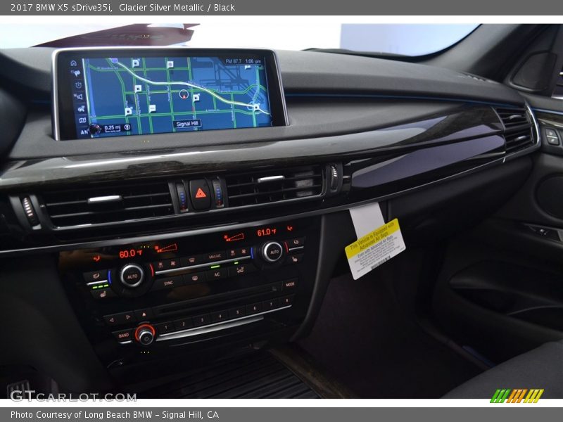 Glacier Silver Metallic / Black 2017 BMW X5 sDrive35i