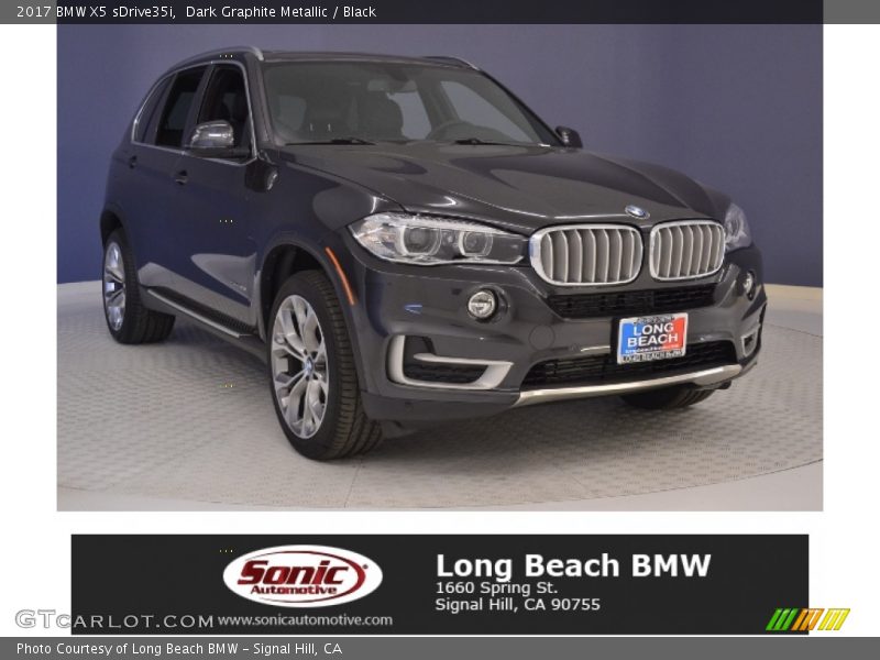 Dark Graphite Metallic / Black 2017 BMW X5 sDrive35i