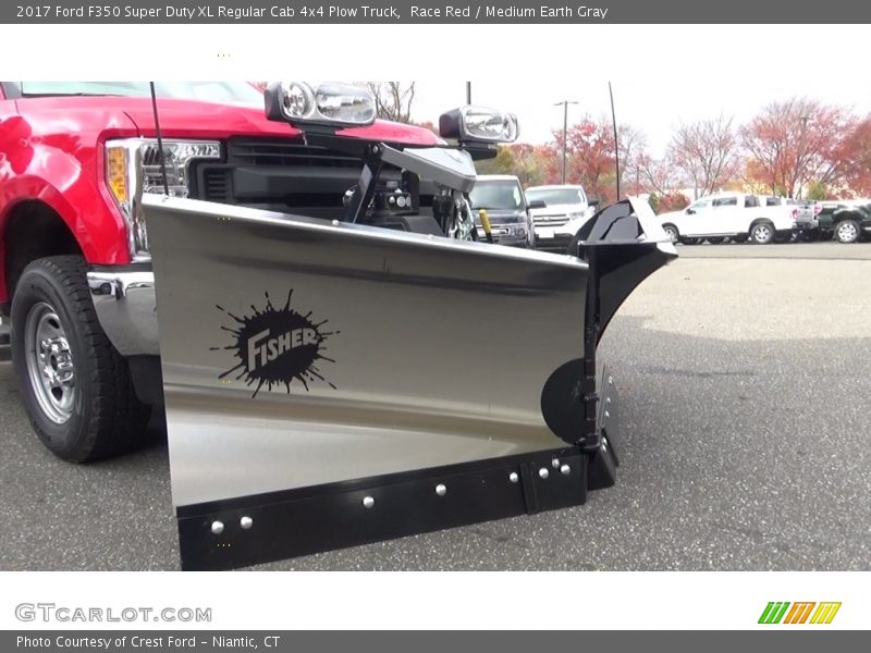 Race Red / Medium Earth Gray 2017 Ford F350 Super Duty XL Regular Cab 4x4 Plow Truck