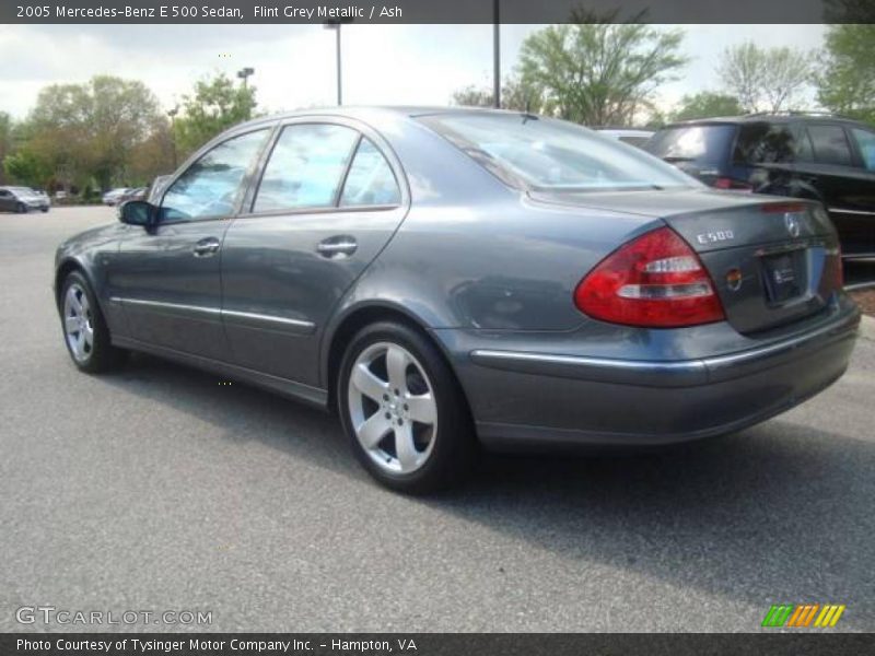 Flint Grey Metallic / Ash 2005 Mercedes-Benz E 500 Sedan
