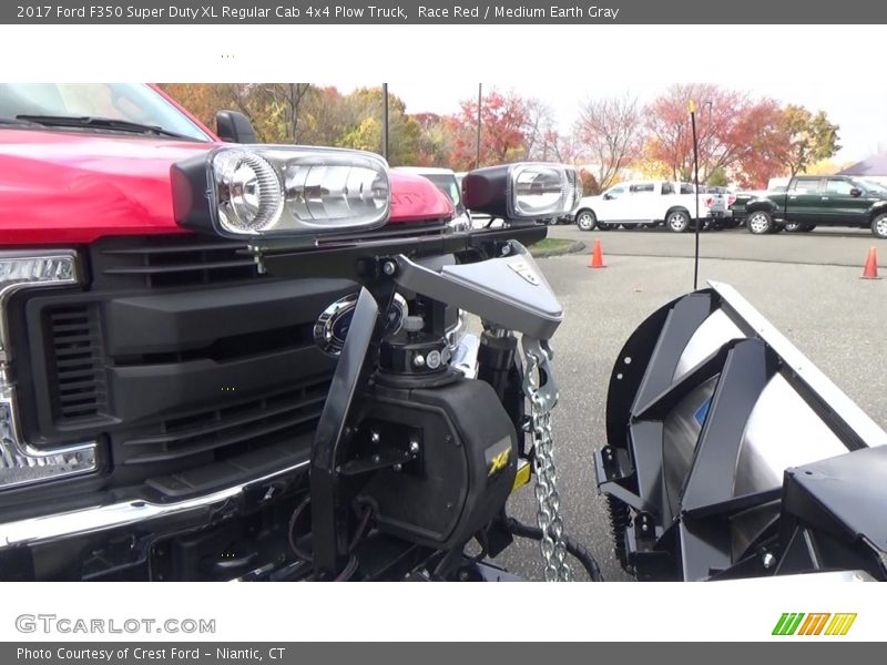 Race Red / Medium Earth Gray 2017 Ford F350 Super Duty XL Regular Cab 4x4 Plow Truck