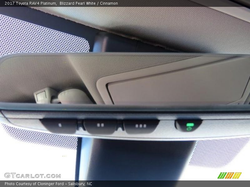 Blizzard Pearl White / Cinnamon 2017 Toyota RAV4 Platinum
