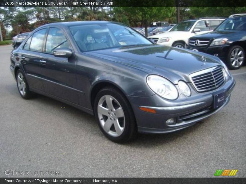 Flint Grey Metallic / Ash 2005 Mercedes-Benz E 500 Sedan