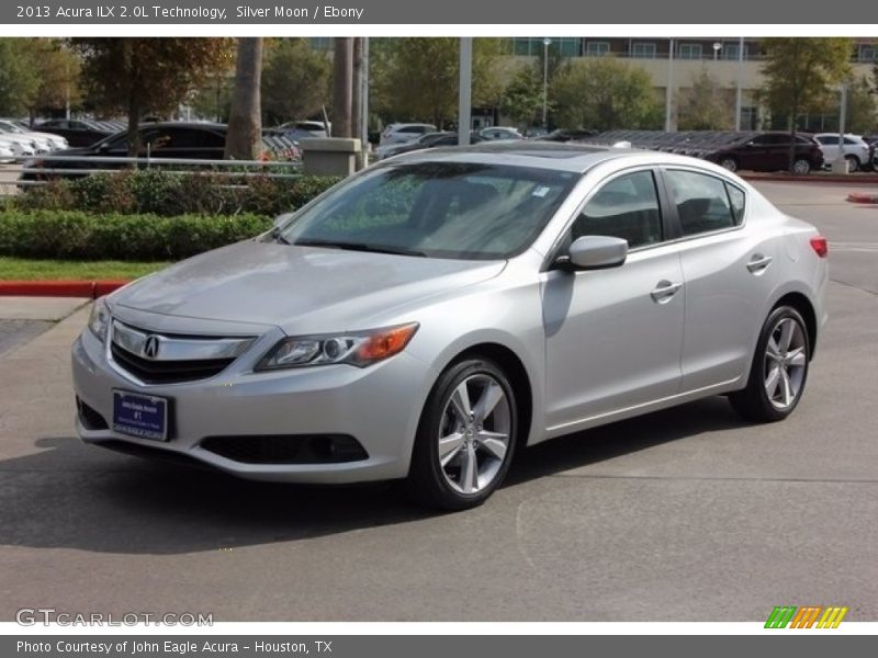 Silver Moon / Ebony 2013 Acura ILX 2.0L Technology