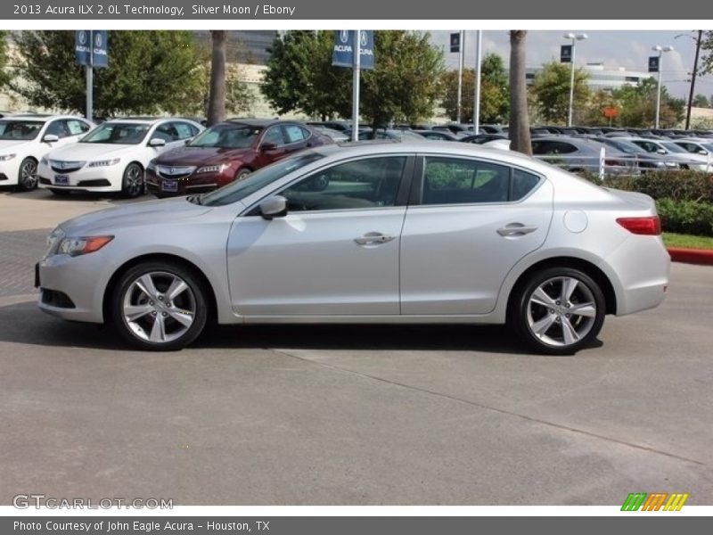 Silver Moon / Ebony 2013 Acura ILX 2.0L Technology