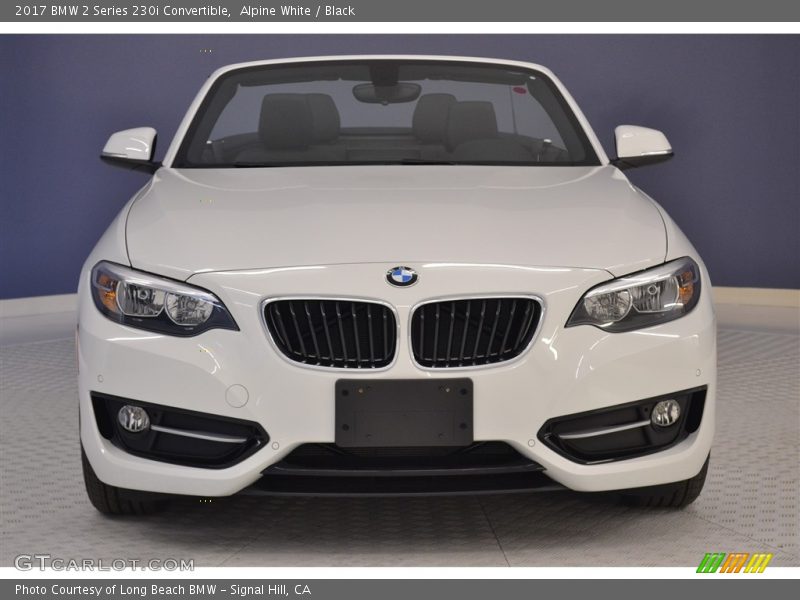 Alpine White / Black 2017 BMW 2 Series 230i Convertible