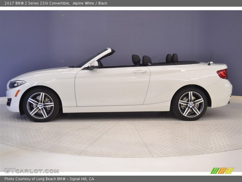 Alpine White / Black 2017 BMW 2 Series 230i Convertible