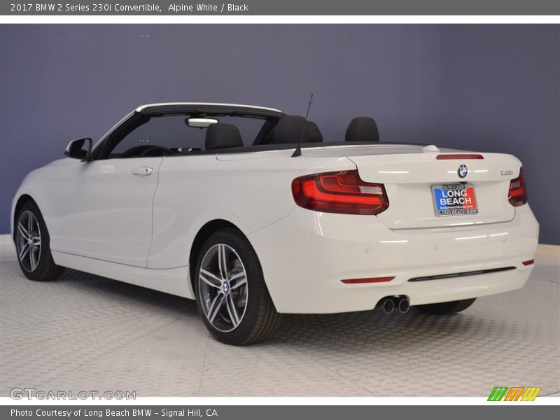 Alpine White / Black 2017 BMW 2 Series 230i Convertible