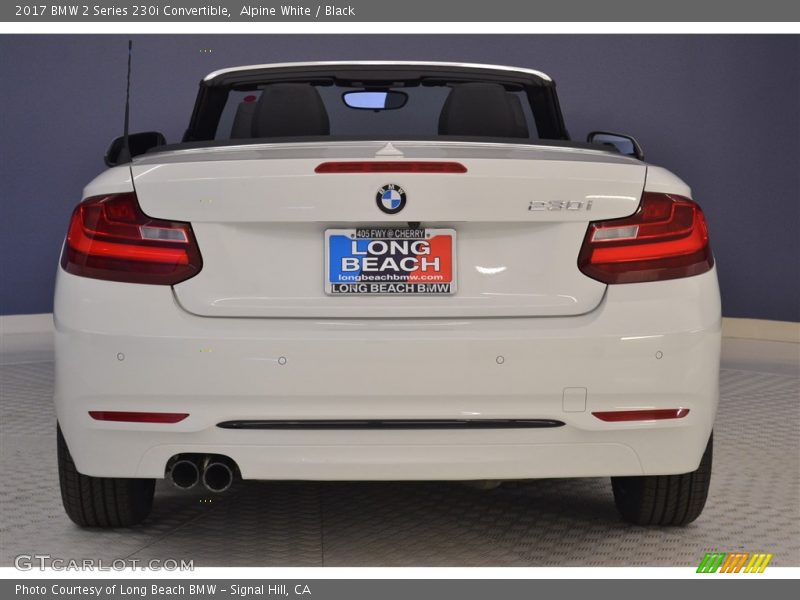Alpine White / Black 2017 BMW 2 Series 230i Convertible