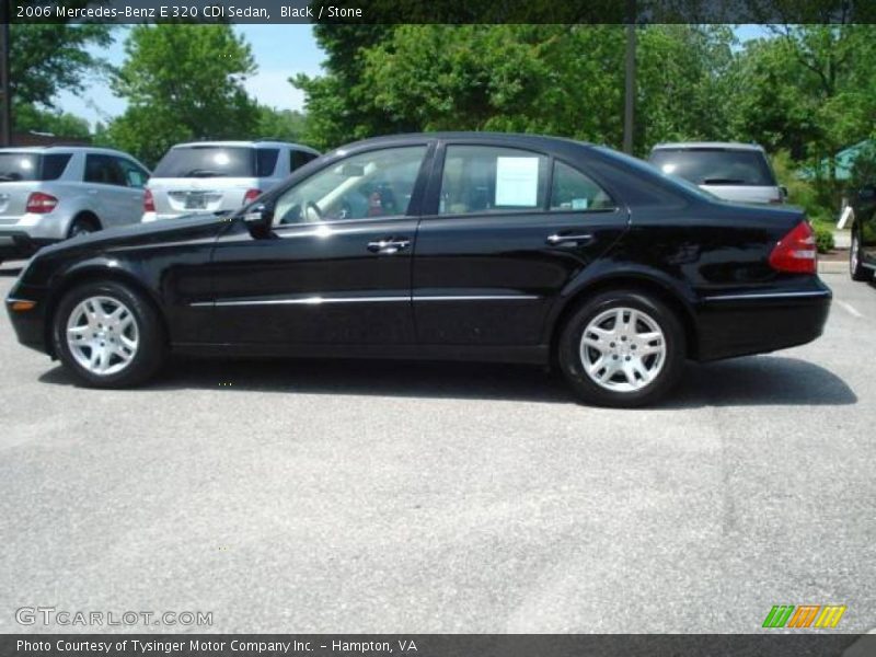 Black / Stone 2006 Mercedes-Benz E 320 CDI Sedan