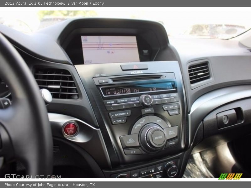 Silver Moon / Ebony 2013 Acura ILX 2.0L Technology