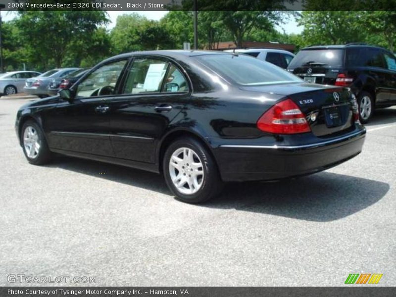 Black / Stone 2006 Mercedes-Benz E 320 CDI Sedan