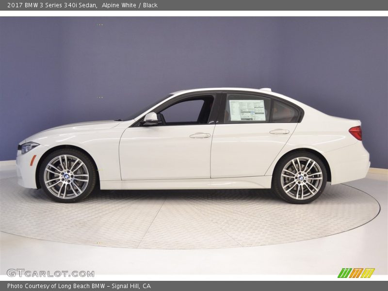 Alpine White / Black 2017 BMW 3 Series 340i Sedan
