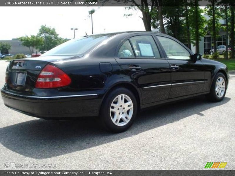 Black / Stone 2006 Mercedes-Benz E 320 CDI Sedan