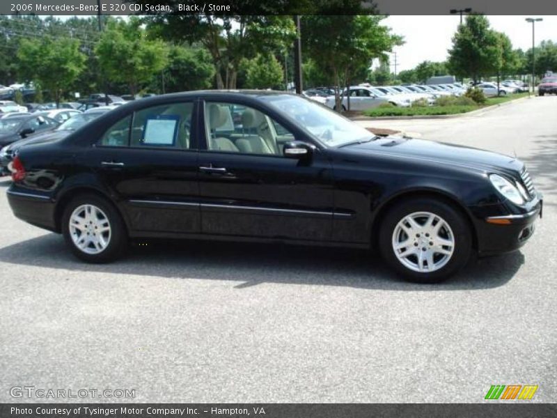 Black / Stone 2006 Mercedes-Benz E 320 CDI Sedan