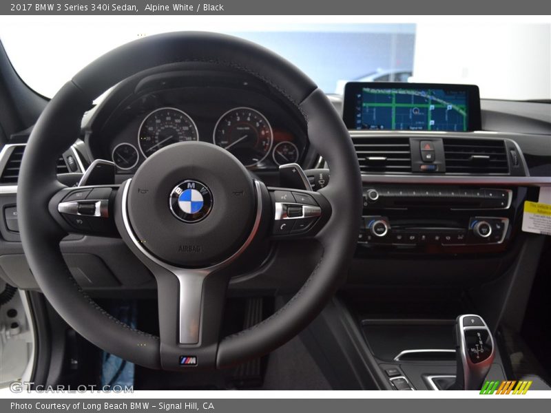 Alpine White / Black 2017 BMW 3 Series 340i Sedan