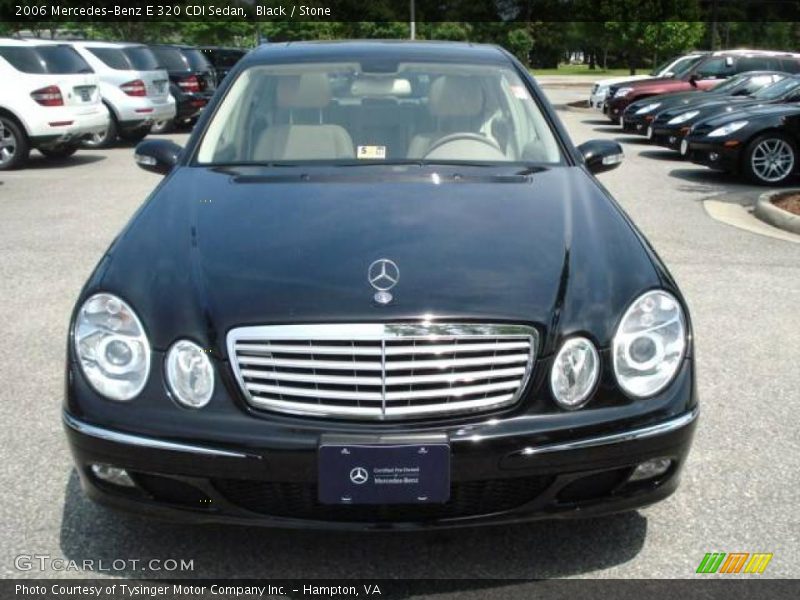 Black / Stone 2006 Mercedes-Benz E 320 CDI Sedan