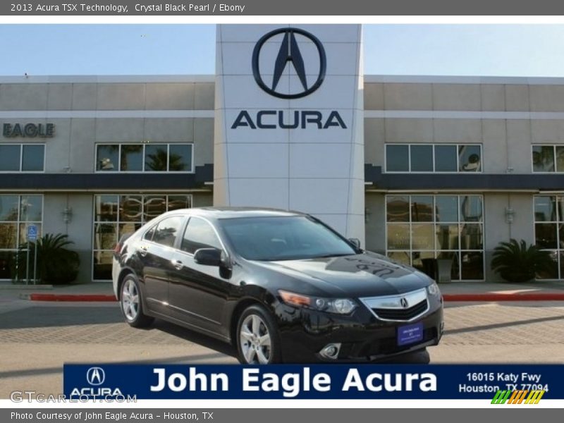 Crystal Black Pearl / Ebony 2013 Acura TSX Technology