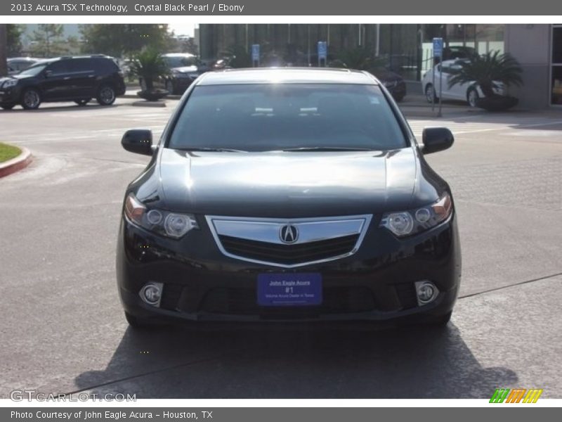Crystal Black Pearl / Ebony 2013 Acura TSX Technology