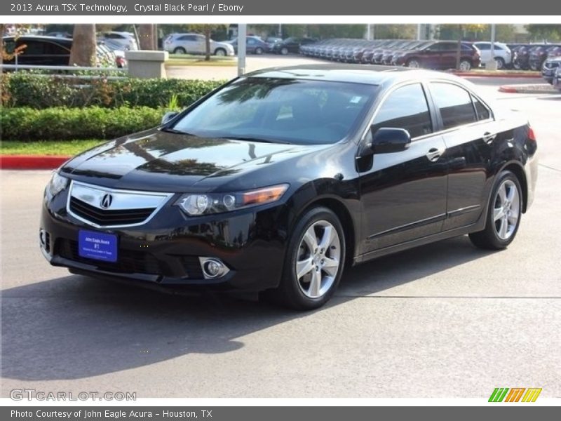 Crystal Black Pearl / Ebony 2013 Acura TSX Technology