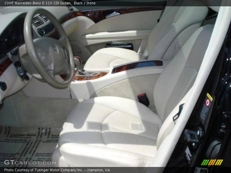 Black / Stone 2006 Mercedes-Benz E 320 CDI Sedan