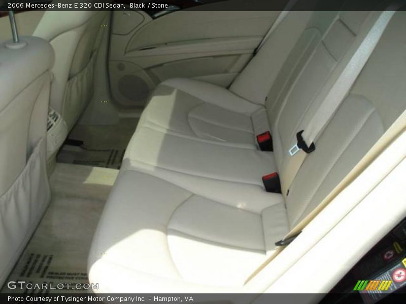 Black / Stone 2006 Mercedes-Benz E 320 CDI Sedan