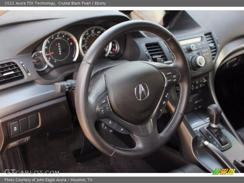 Crystal Black Pearl / Ebony 2013 Acura TSX Technology