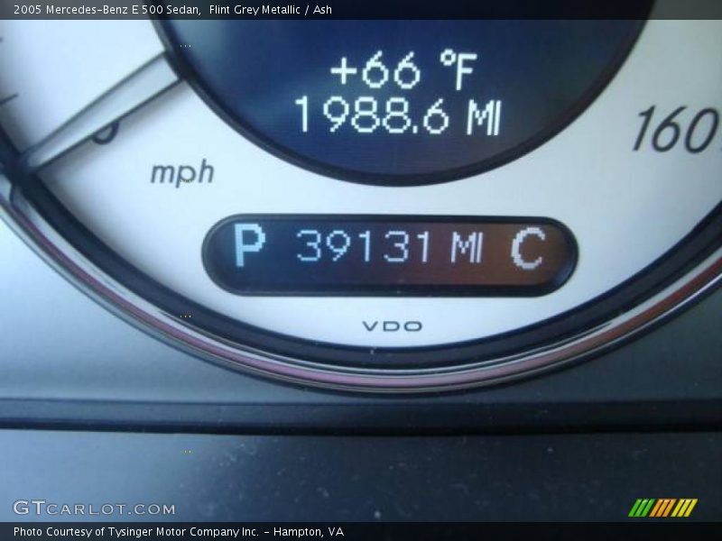 Flint Grey Metallic / Ash 2005 Mercedes-Benz E 500 Sedan