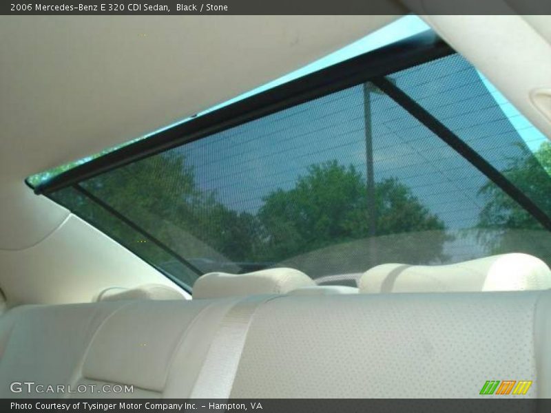 Black / Stone 2006 Mercedes-Benz E 320 CDI Sedan