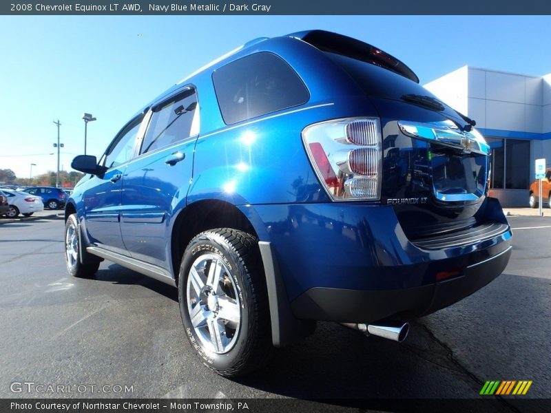 Navy Blue Metallic / Dark Gray 2008 Chevrolet Equinox LT AWD