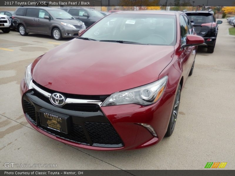 Ruby Flare Pearl / Black 2017 Toyota Camry XSE